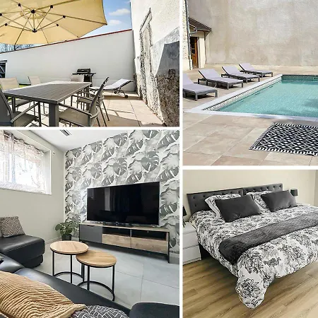 펜션 Maison Cosy Avec Jardin & Piscine Chauffee